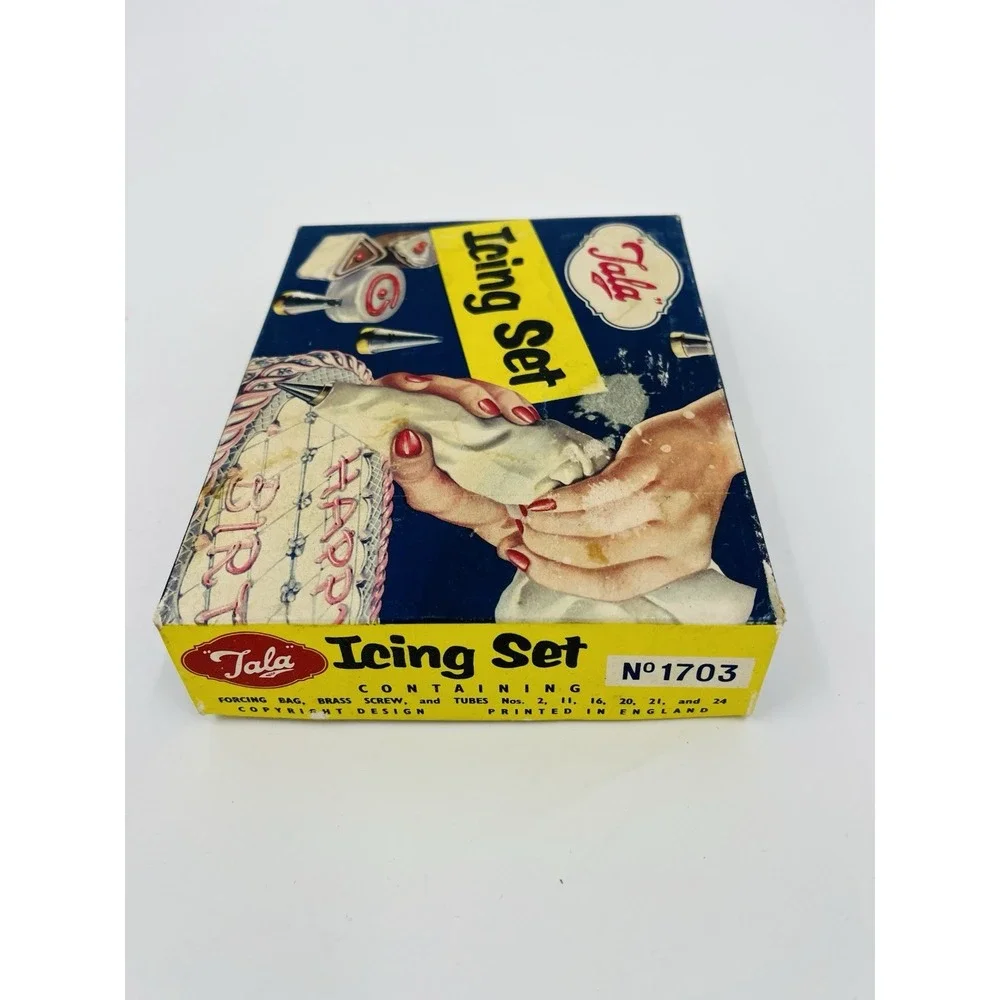 Vintage Tala Icing Set Includes 6 Tips and Instructions Original Box